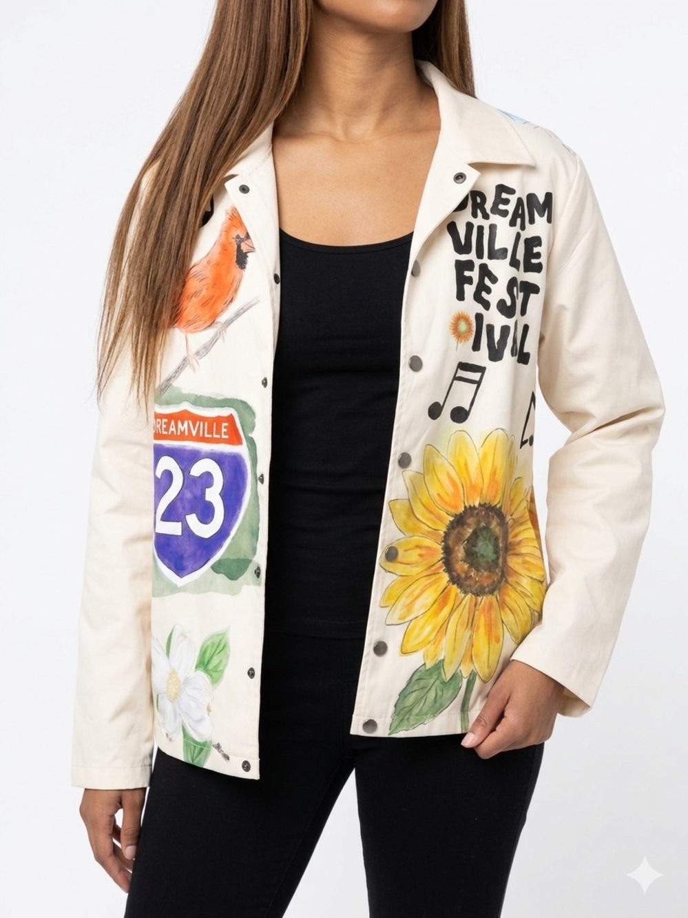 Limited Edition Dreamville Fest 2023 Official Festival Coach’s Jacket Size: M